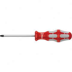 Wera - #0 Point, 2-3/8" Blade Length Square Recess Screwdriver - 262mm OAL - Americas Industrial Supply