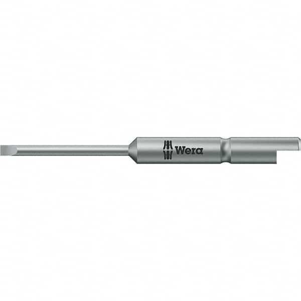 Wera - Slotted Screwdriver Bits Reversible: Reversible Blade Width (mm): 2.50 - Americas Industrial Supply