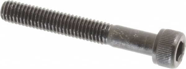 Value Collection - #10-32 UNF Hex Socket Drive, Socket Cap Screw - Alloy Steel, Black Oxide Finish, Partially Threaded, 1-3/8" Length Under Head - Americas Industrial Supply