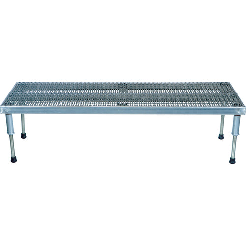 Adj Alum Stand 9.5-15.5 H 23.62 × 72.12 - Exact Industrial Supply