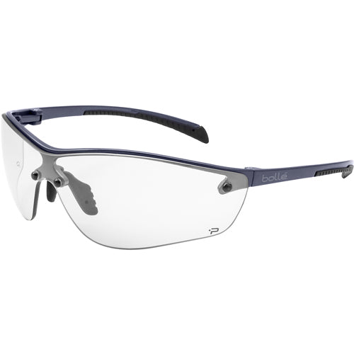 SILIUM+ - Clear Lens - Dark Gunmetal/Black Frame PC ASAF Platinum - Americas Industrial Supply