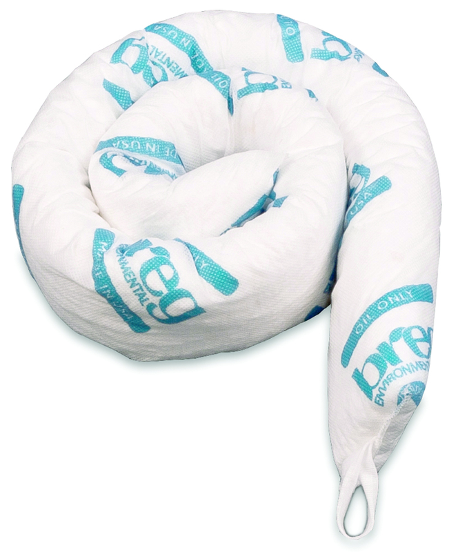 #BOS12 Oil-Only Snake 3" x 48" 12 Per Box - Sponge Absorbents - Americas Industrial Supply