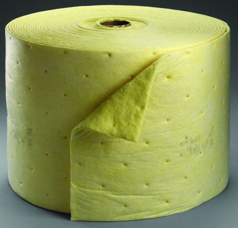 15-1/4" x 150' High Capacity Chemical Sorbent Rolls - Americas Industrial Supply