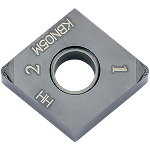 CNGM 432 HH KBN05M, 1/32″ Corner Radius, 3/16″ Thick, 1/2″ Inscribed Circle, MEGACOAT, 80 Degree Diamond, Turning Indexable Insert