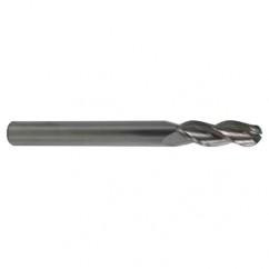 4mm TuffCut AL 3 Fl Ctr Cut Ball Al End Mill Necked - Americas Industrial Supply