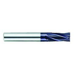 1/2" Dia. - 3" OAL - TiAlN CBD - Roughing HP End Mill - 4 FL - Americas Industrial Supply