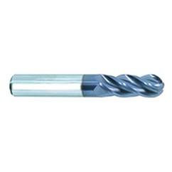 1/2" Dia. - 3" OAL - AlTiN CBD-Vari Helix-BE HP End Mill-4 FL - Americas Industrial Supply