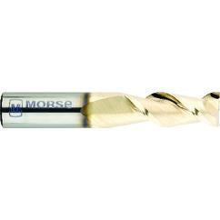 1" Dia. - 1-3/4" LOC - 4" OAL - .007 - .010 Radius 2 FL Carbide S/E HP End Mill-Bright - Americas Industrial Supply