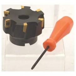 2" Dia. 90 Degree Face Mill - Uses APKT 1604 Inserts - Americas Industrial Supply