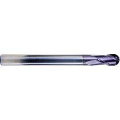 1/8 X 1/4 X 5/16 X 2-3/4 2Fl H-30 Med Ball W/ Neck X-Power - Americas Industrial Supply