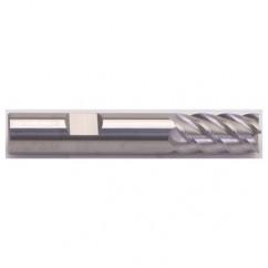 3/16" Dia. - 1-1/2" OAL - AlTiN - 45°-HP Stub End Mill - 5 FL - Americas Industrial Supply