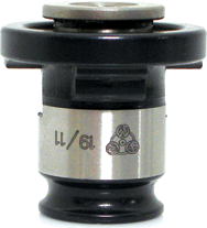 Rigid/Positive Tap Adaptor -- #295805; 13/16" Tap Size; #3 Adaptor Size - Americas Industrial Supply