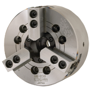 8" 3-Jaw Big Bore Power Chuck - Americas Industrial Supply