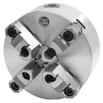 15" 4 Jaw Self Cntr Scroll Chuck; Flatback; Top Rev Jaws - Americas Industrial Supply