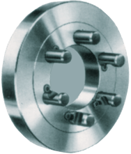 #MD010 For 6-1/4'' Chucks; D-5 Mount - Lathe Chuck Adaptor Plate - Americas Industrial Supply