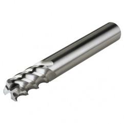 3mm Dia. - 57mm OAL - AlTiN - 45°-HardMill - .5mm Corner Radius- End Mill - 4 FL - Americas Industrial Supply
