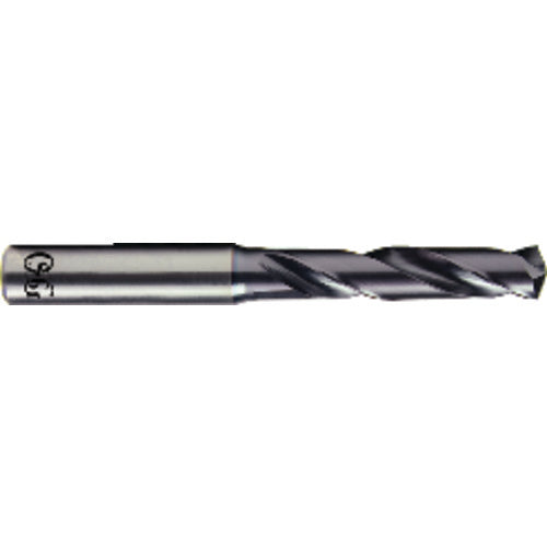 9.25 mm Dia. x #18 Shank × 47 mm Flute Length × 89 mm OAL, 3xD, TiAlN, 2xD Flute, Coolant Thru, H6 Solid Carbide Drill - Exact Industrial Supply