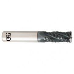 3/8" Dia. - 2-1/2" OAL - TiALN CBD - Square End Roughing End Mill - 4 FL - Americas Industrial Supply