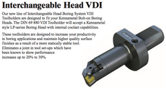 Interchangeable Head VDI - Part #: CNC86 58.3040-4 - Americas Industrial Supply