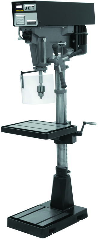 A5818 15" VS Floor Drill Press; 230/460V; 3Ph; 1HP Prewired 220V - Americas Industrial Supply