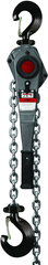 JLH Series 3 Ton Lever Hoist, 10' Lift with Overload Protection & Shipyard Hooks - Americas Industrial Supply