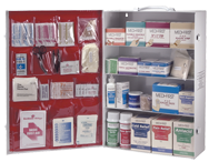 First Aid Kit - 4-Shelf Industrial Cabinet - Americas Industrial Supply
