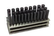 Quality Import Transfer Punch Set -- 1/2 - 1'' - Americas Industrial Supply