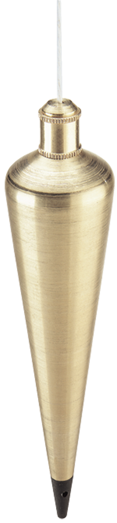#924BR - 24 oz - Brass Plumb Bob - Americas Industrial Supply