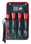 4 Piece Hardcap Cold Chisel Set - Americas Industrial Supply