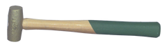 Hackett Brass Brass Hammer -- 3 lb; Hickory Handle; 1-1/2'' Head Diameter - Americas Industrial Supply
