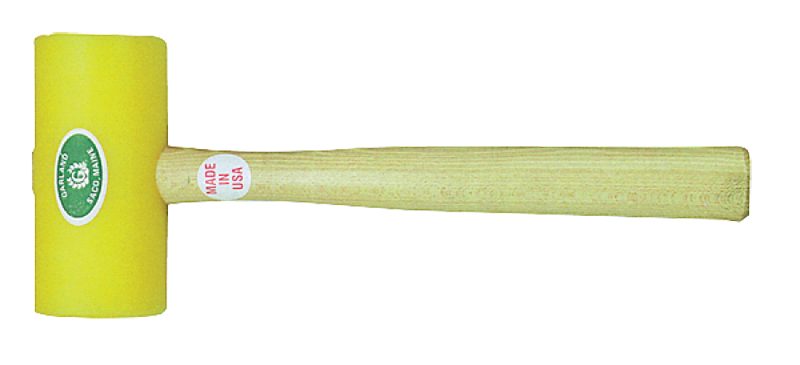 Garland Plastic Mallet -- 24 oz; Hickory Handle; 2-3/4'' Head Diameter - Americas Industrial Supply