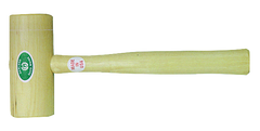 Garland Hardwood Mallet -- 19 oz; Hickory Handle; 2-1/2'' Head Diameter - Americas Industrial Supply