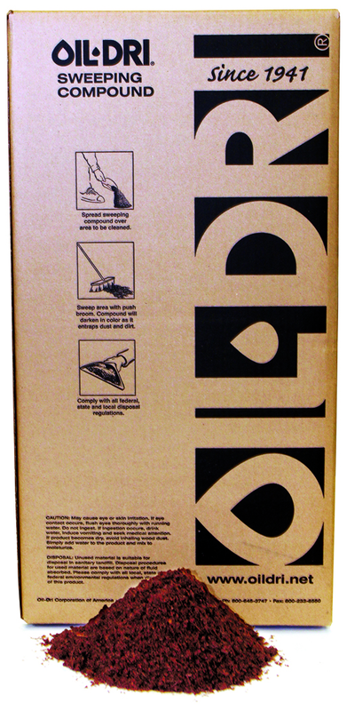 50 Lb Box Non-Sanded Sweeping Compound - Americas Industrial Supply