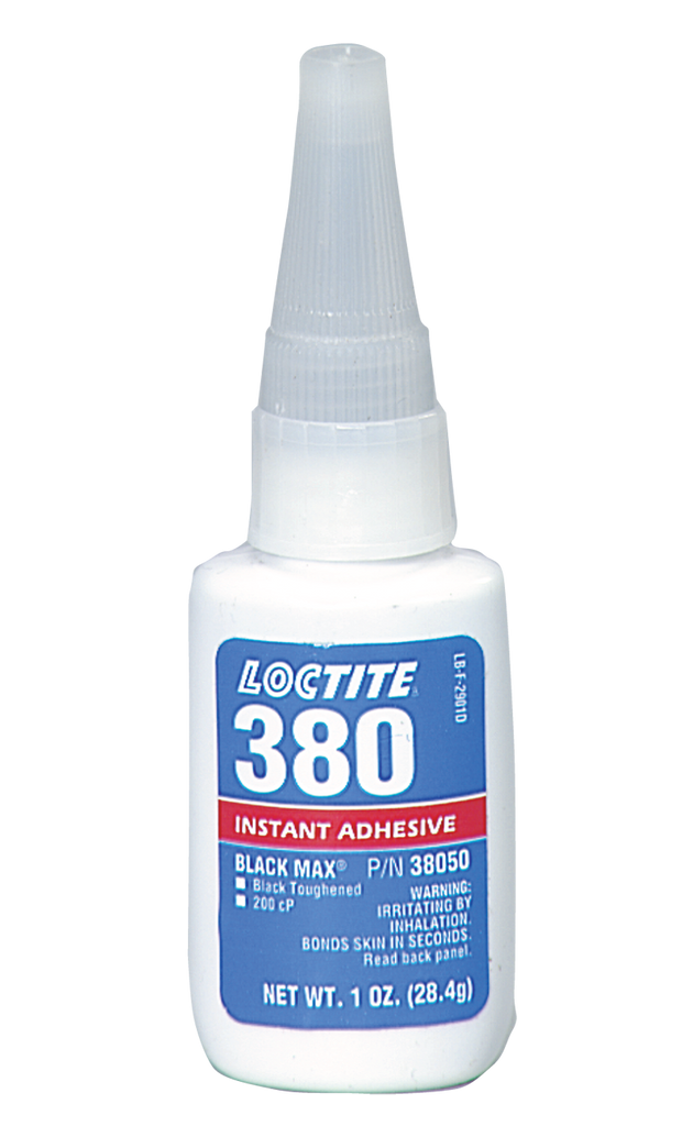 380 Black Max Toughened Instant Adhesive - 1 oz - Americas Industrial Supply