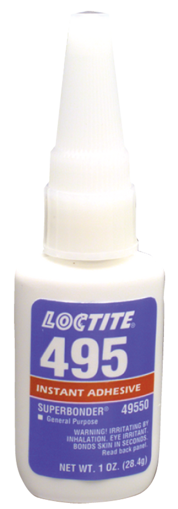 495 Super Bonder Instant Adhesive - 1 oz - Americas Industrial Supply