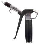 #TYP2501CS - Chrome Plated High Flow - Typhoon Air Blow Gun - Americas Industrial Supply
