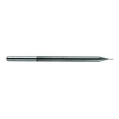 1/32 Dia. x 2-1/2 Overall Length 3-Flute Square End Solid Carbide SE End Mill-Round Shank-Center Cut-Amorphous Diamond - Americas Industrial Supply