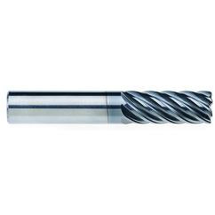 1/2" Dia. - 1-1/4" LOC - 3" OAL - .030 CR 7FL Carbide End Mill - AlCrNx - Americas Industrial Supply