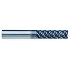 5/8" Dia. - 2-1/8" LOC - 4" OAL - 7 FL Carbide End Mill - AlCrNx - Americas Industrial Supply