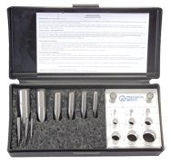 Punch & Die Set - #40105; 3/4'' Maximum OD; .010'' Maximum Material Thickness - Americas Industrial Supply
