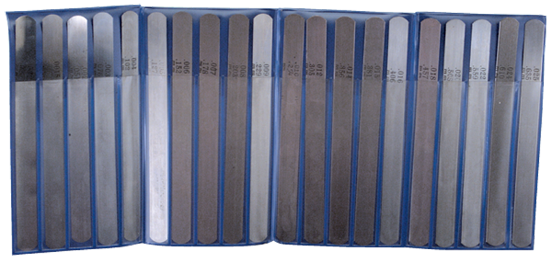 20 Pieces - .001 to .025'' - Feeler Gage Sset - Americas Industrial Supply