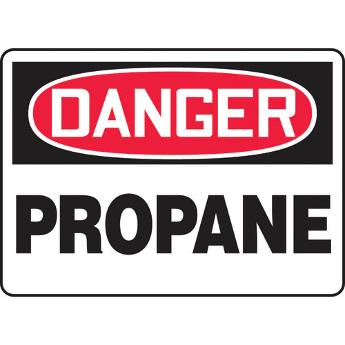 Sign, Danger Propane, 7″ × 10″, Vinyl - Americas Industrial Supply