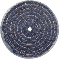 8″ WITH 3/8 SPIRAL SEWED DENIM BUFF - Americas Industrial Supply