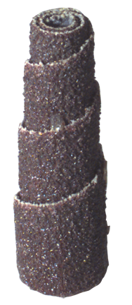 1 x 1-1/2 x 1/4'' - 240 Grit - Full Taper A/O Cartridge Roll - Americas Industrial Supply