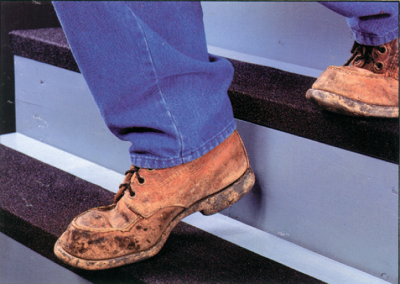 2" x 60" Medium Grit Black Shur-Step Non-Skid Tape Floor Covering - Americas Industrial Supply