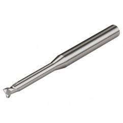 4mm Dia. - 57mm OAL - 30mm Neck Length - CBD - 30° - Die Mold - Corner Radius - EM - 2 FL - Americas Industrial Supply