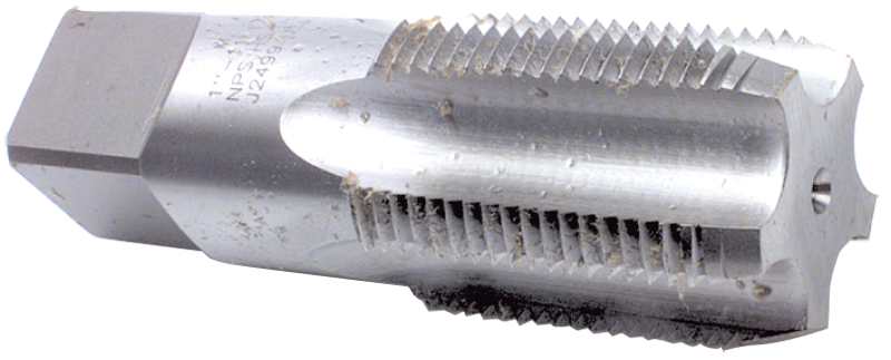 3/4-14 Dia. - 5 FL - HSS - Bright British Straight Pipe Tap - Americas Industrial Supply