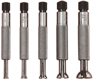 #S830FZ - 4 Pieces - .125 to .500'' Measuring Range - Full Ball Short Small Hole Gage Set - Americas Industrial Supply