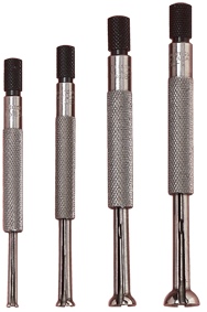 #S831EZ - 4 Pieces - .125 to .500'' Measuring Range - Small Hole Gage Set - Americas Industrial Supply