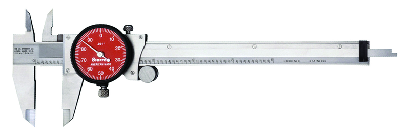 #R120A-6 - 0 - 6'' Measuring Range (.001 Grad.) - Dial Caliper - Americas Industrial Supply